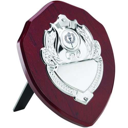 Wooden Shields With Chrome Decoration 102mm
