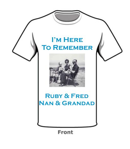 Alzheimers Charity Match T Shirt