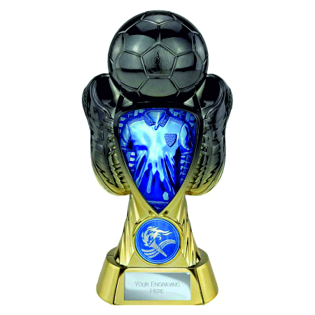 A2. Tournament Football Trophy Carbon Black & Gold
