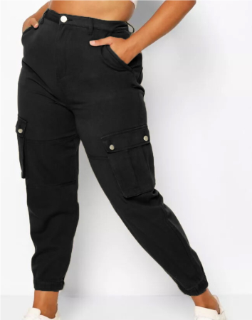 Plus Size Cargo Trousers