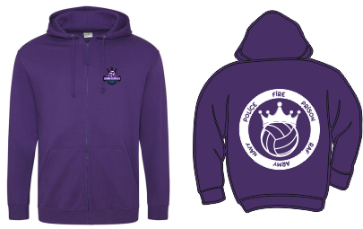 Crown Services Zip Hoodie