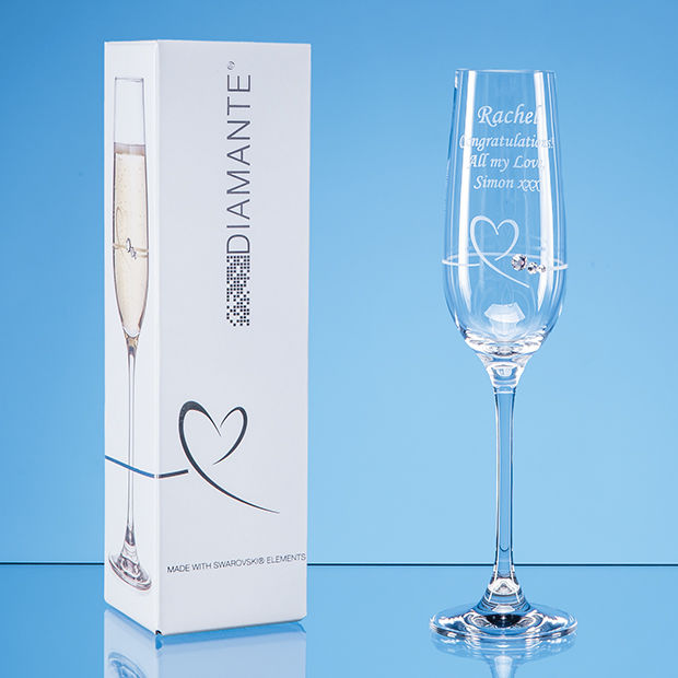 Swarovski Crystal Champagne Flute