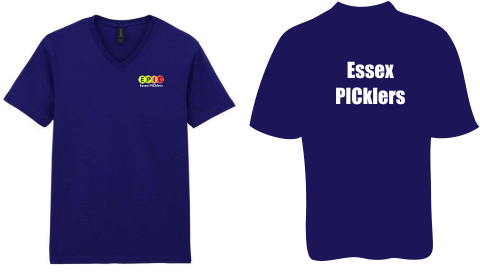 C. EPIC Unisex V Neck Cotton T Shirt
