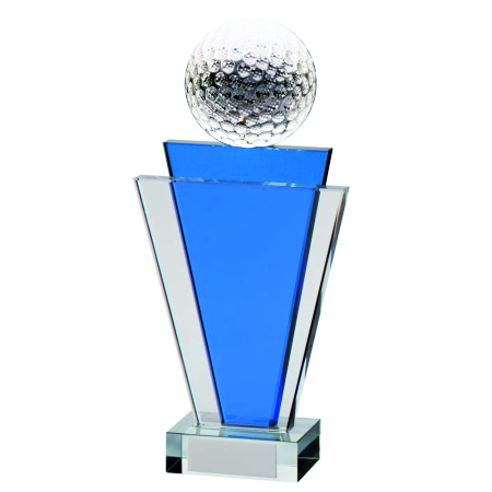 Gaunlet Glass Golf Trophy