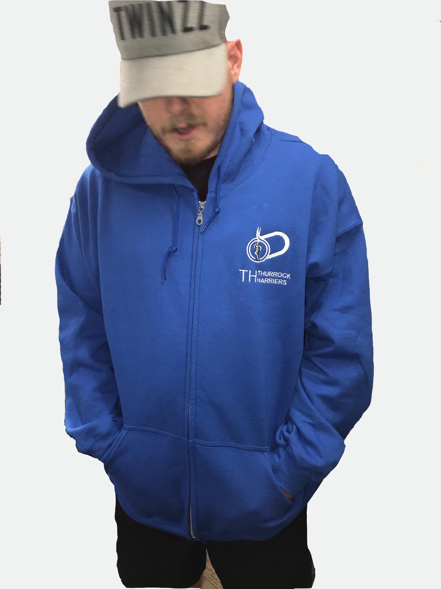 Thurrock Harriers Adult Royal Blue Hoodie