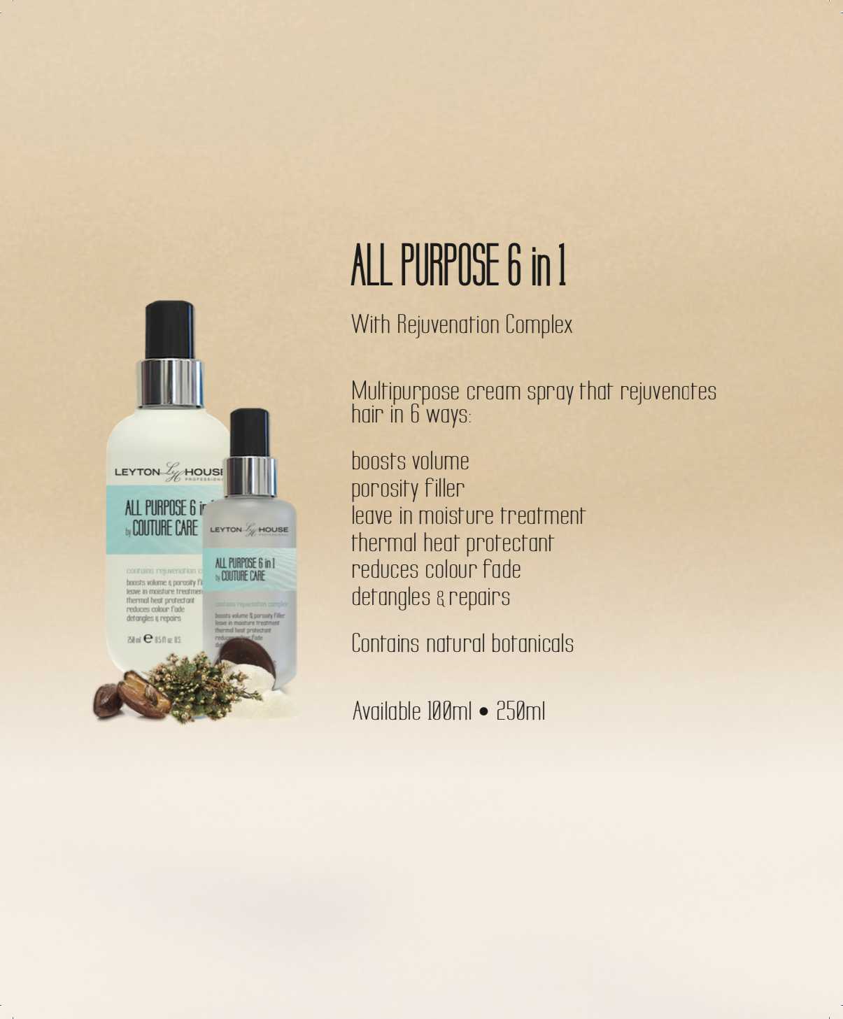 ALL PURPOSE 6 in 1 by COUTURE CARE (Leyton House Professional)