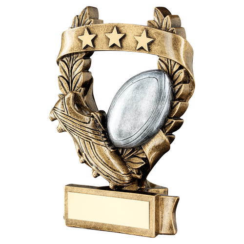 Shield Rugby Resin Trophy 127MM
