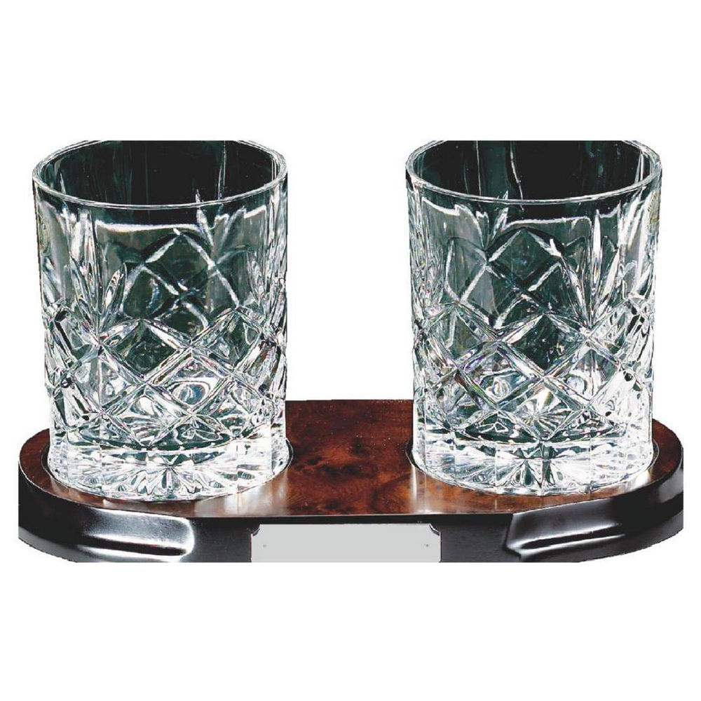 2 Spirit Glasses on Stand