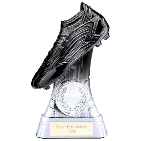 Rapid Strike Football Heavyweight Trophy Ice Platinum & Carbon Black