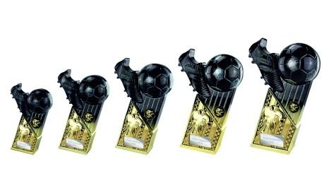 A4. Marauders Football Trophy Gold & Carbon Black