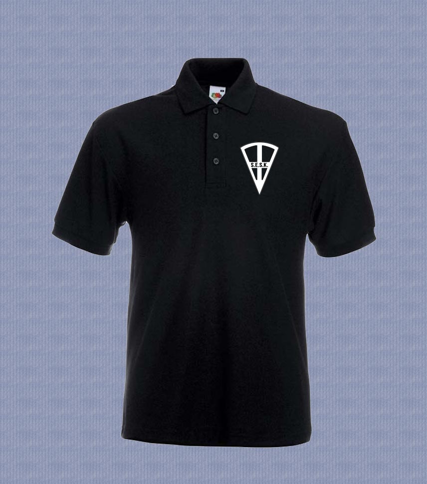 S.E.S.K Adult Black Polo