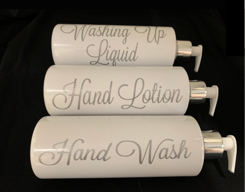 Personalised Pump Bottles