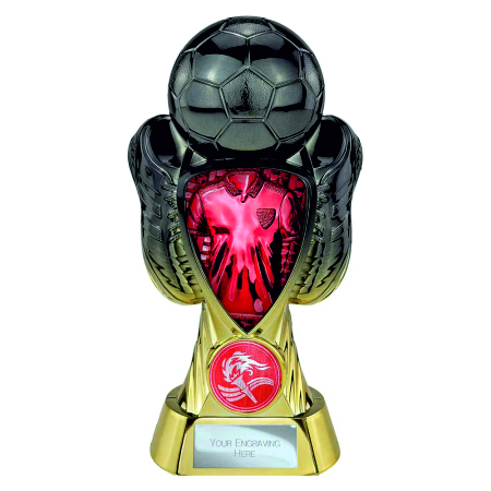 A2. Tournament Football Trophy Carbon Black & Gold