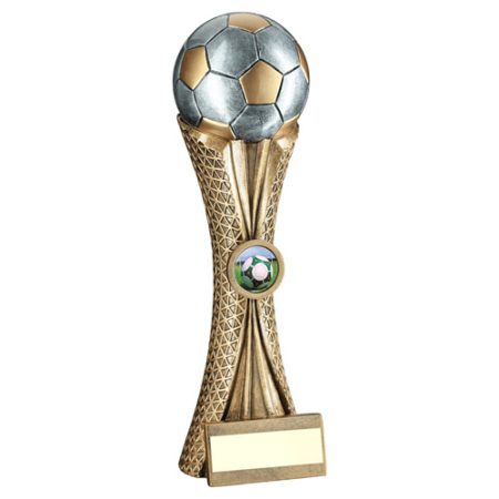 Resin 3D Football Tower Trophy NEW