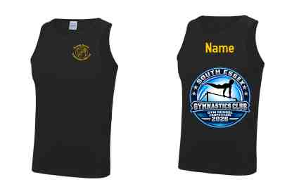 D. SEGC Club Competition  Black Boys Vest 
