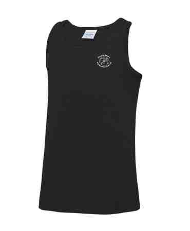 Q. SEGC Rose Black Kids Vest