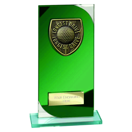 Seismic Cobra Glass Longest Drive Trophy