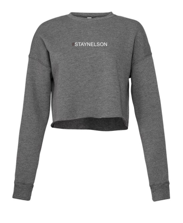 Kids Cropped Slounge Sweater by Stay Nelson