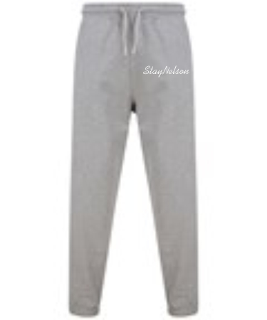 1A. Stay Nelson Script Kids Sustainable Cuffed Joggers