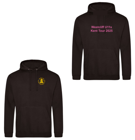 Westcliff U11s Kent Tour Adult Pullover Hoodie