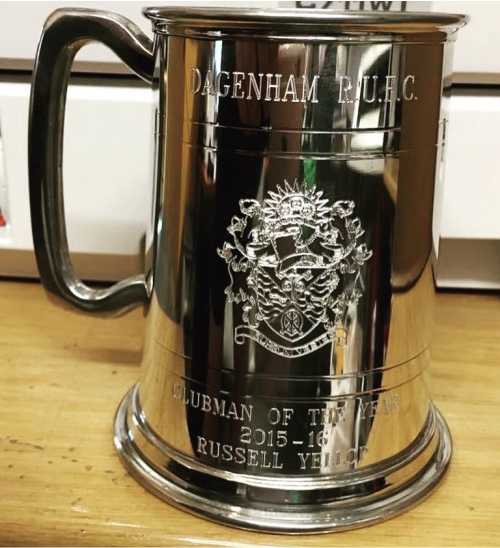 Glass Pint Tankard