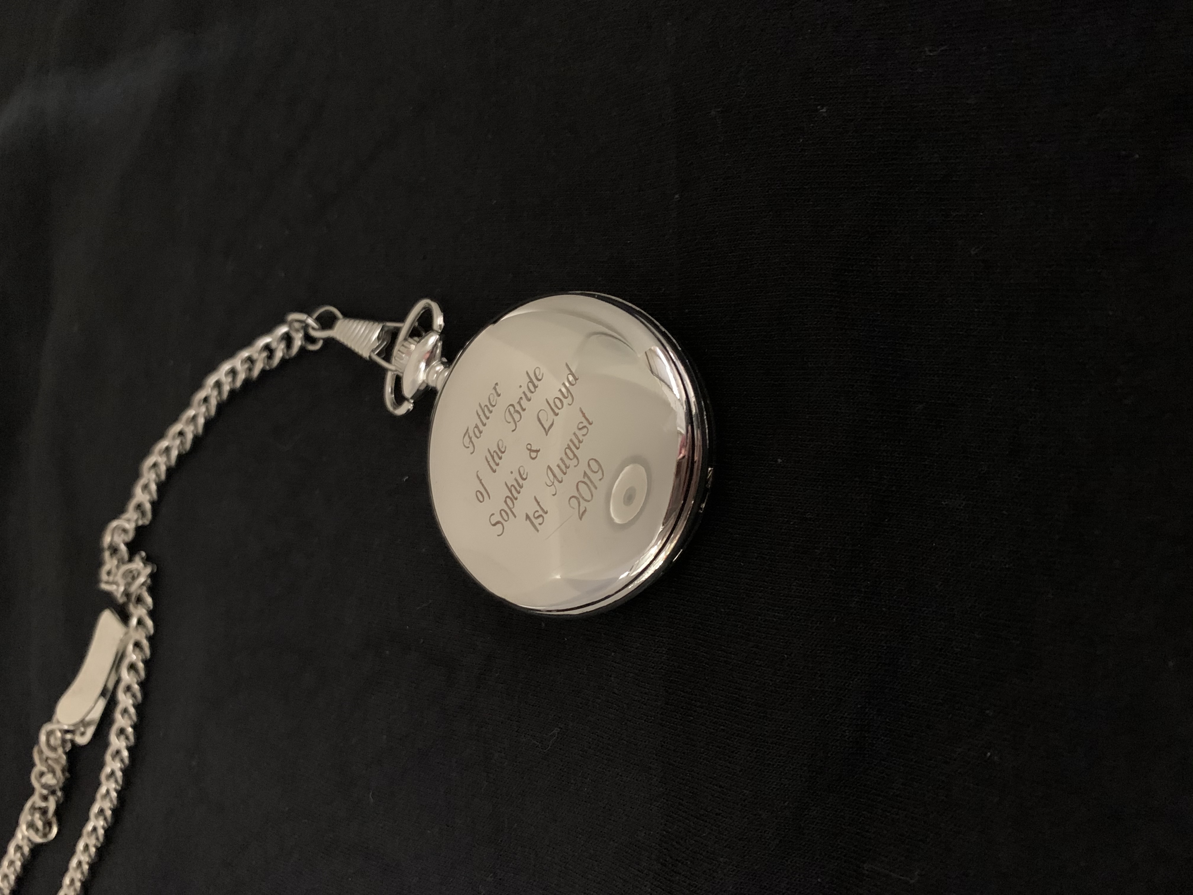 Engraved Pocket Watch