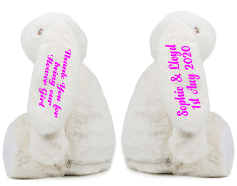 Personalised Plush Bunny